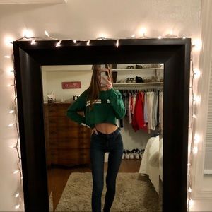 (Must bundle) Nike cropped long sleeve